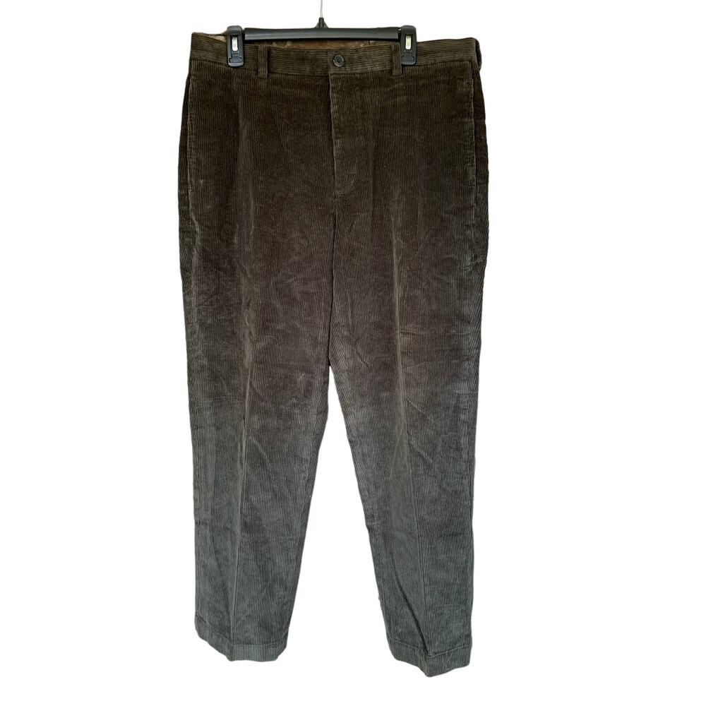 "346" Brooks Brothers Corduroy Pants-Dark Olive Green-Size 36x30